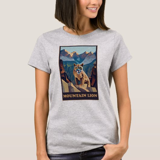 Mountain Lion T-shirt (Voorkant)