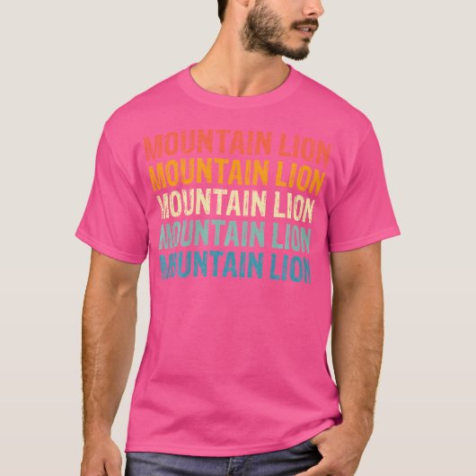Mountain Lion T-shirt (Voorkant)