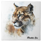 Mountain Lion Tegeltje (Voorkant)