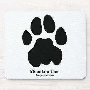 Mountain Lion Track Muismat