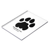 Mountain Lion Track Notitieboek (Linkerzijde)