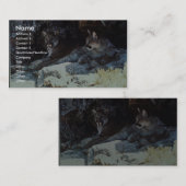 Mountain Lion Visitekaartje (Voorkant / Achterkant)