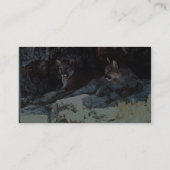 Mountain Lion Visitekaartje (Achterkant)