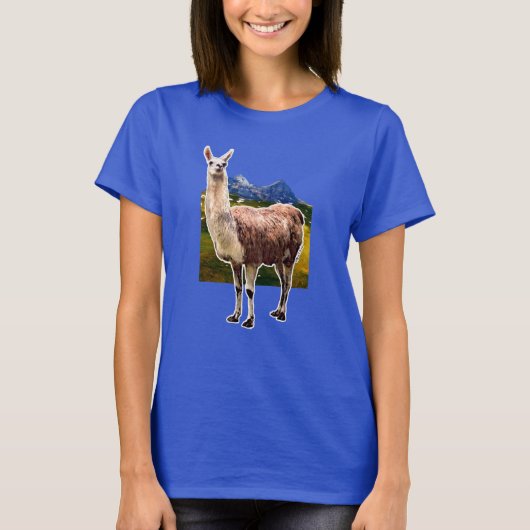 Mountain Llama T-shirt (Voorkant)