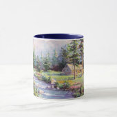 MOUNTAIN LOG CABIN DOOR SHARON SHARPE MOK (Midden)