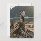 Mountain Love Aqua Save The Date (Achterkant)