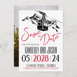 Mountain Love Rood Save The Date