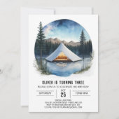 Mountain Magic Kids Verjaardag Kaart (Voorkant)