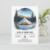 Mountain Magic Kids Verjaardag Kaart (Staand voorkant)