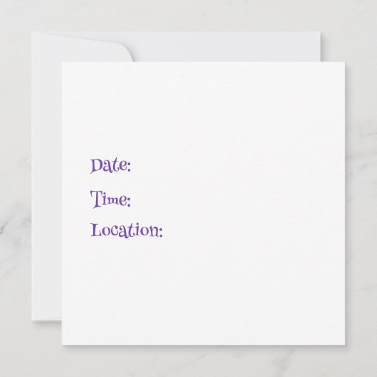 Mountain Magic Rainbow Unicorn Kaart (Achterkant)