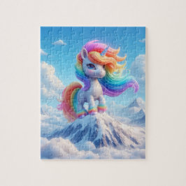 Mountain Magic Rainbow Unicorn Legpuzzel
