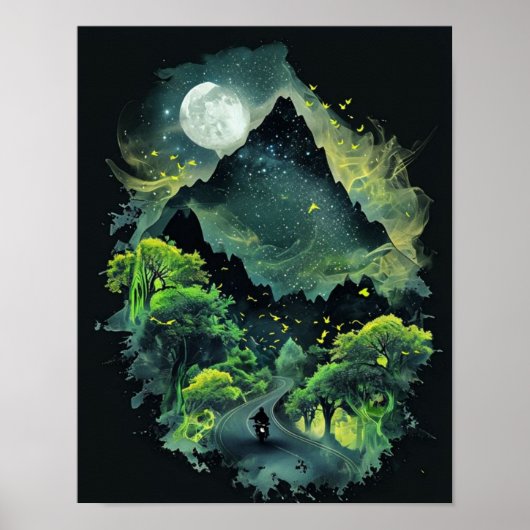 Mountain Magic Ride naar het onbekende Poster (Voorkant)