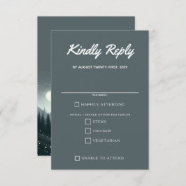 Mountain Magic Voedsel Keuzen RSVP Kaartje