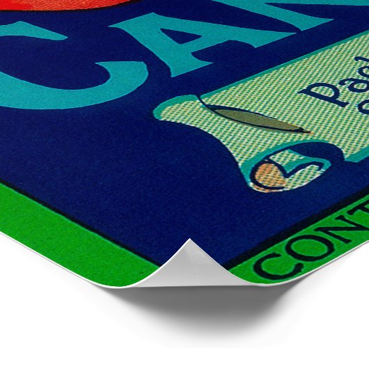 Mountain Maid Apple LabelCanada Poster (Hoek)