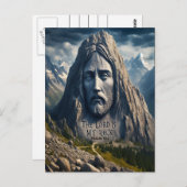 Mountain Majesteit de Heer is mijn rots Briefkaart (Voorkant / Achterkant)