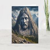 Mountain Majesteit de Heer is mijn rots Kaart (Voorkant)