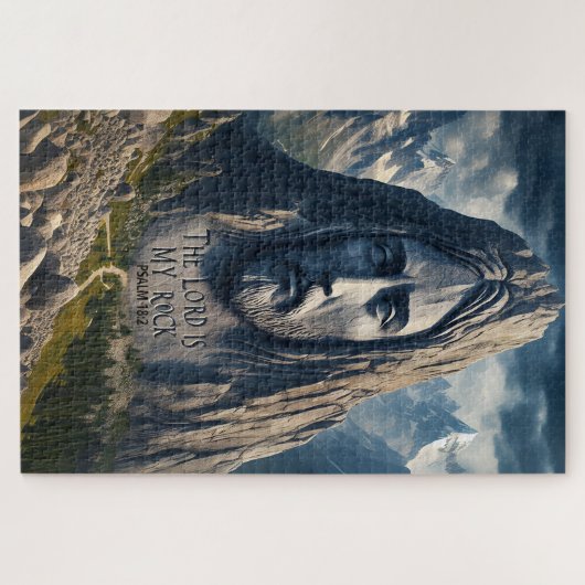 Mountain Majesteit de Heer is mijn rots Legpuzzel (Horizontaal)