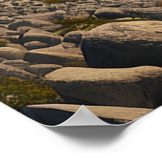 Mountain Majesteit de Heer is mijn rots Poster (Hoek)