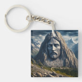 Mountain Majesteit de Heer is mijn rots Sleutelhanger (Voorkant)