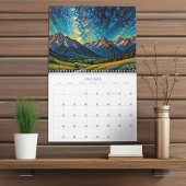 Mountain Majesties Levendig Amerikaans West-landsc Kalender