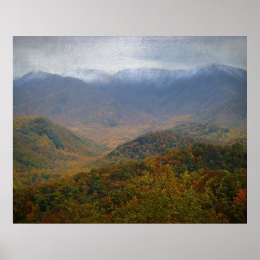 Mountain Majesty Autumn Poster (Voorkant)