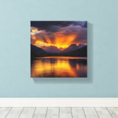 Mountain Majesty Canvas Afdruk (Insitu (Houten vloer))