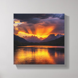 Mountain Majesty Canvas Afdruk