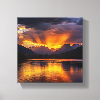Mountain Majesty Canvas Afdruk