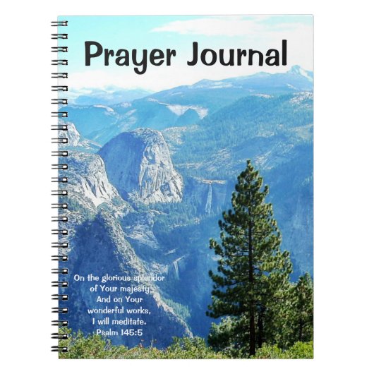 Mountain Majesty en Strong Prayer Journal Notitieboek (Voorkant)