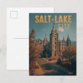 Mountain Majesty: Salt Lake City Briefkaart (Voorkant / Achterkant)