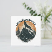 Mountain Majesty Wolf Howling op de Piek (Staand voorkant)