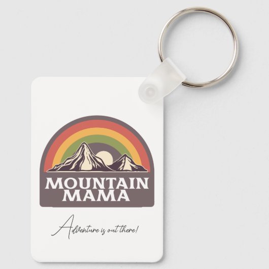 Mountain mama Adventure Sleutelhanger (Achterkant)