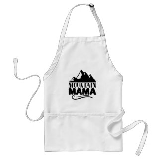 Mountain Mama Grappig Standaard Schort