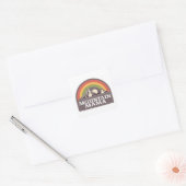 Mountain Mama Square Sticker (Envelop)