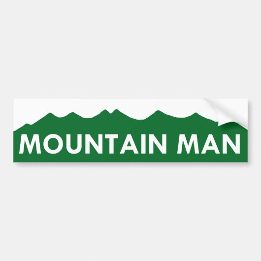 MOUNTAIN MAN - Colorado Bumpersticker (Voorkant)
