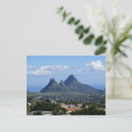Mountain Mauritius Briefkaart (Staand voorkant)