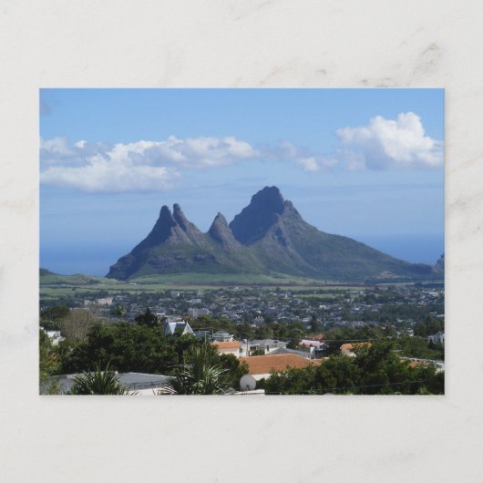 Mountain Mauritius Briefkaart (Voorkant)