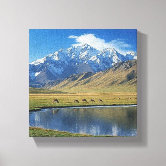 Mountain Meadow Canvas Afdruk (Voorkant)