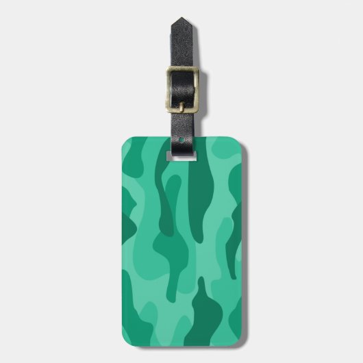 Mountain Meadow Monocolor Camo Bagagelabel (Voorkant verticaal)