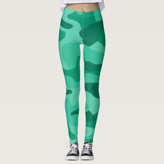 Mountain Meadow Monocolor Camo Leggings (Voorkant)