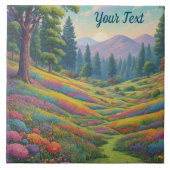 Mountain Meadow Tegeltje (Voorkant)