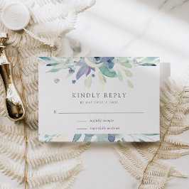 Mountain Meadow | Waterverf botanische flora RSVP Kaartje