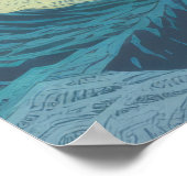 Mountain Melody: Kleuren van de Natuur Poster (Hoek)