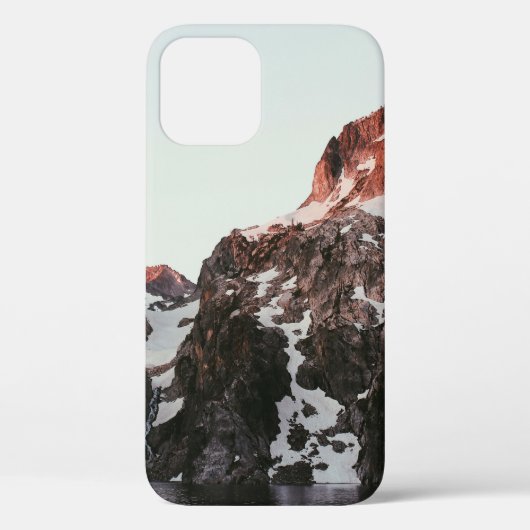 MOUNTAIN MET SNEEUW OP HET WATERLICHAAM Case-Mate iPhone CASE (Achterkant)