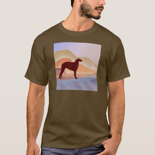 Mountain Mirage Borzoi T-shirt (Voorkant)