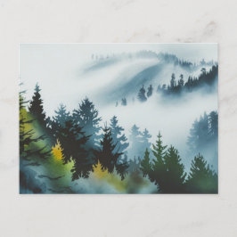 Mountain Mist-Briefkaart Briefkaart