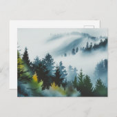 Mountain Mist-Briefkaart Briefkaart (Voorkant / Achterkant)