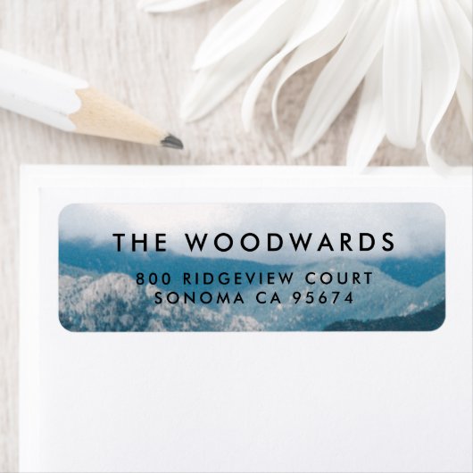 Mountain Mist Return-adres Etiket (Insitu)