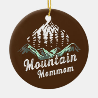 Mountain Mommom Camping Hiking Mam Adventure Keramisch Ornament