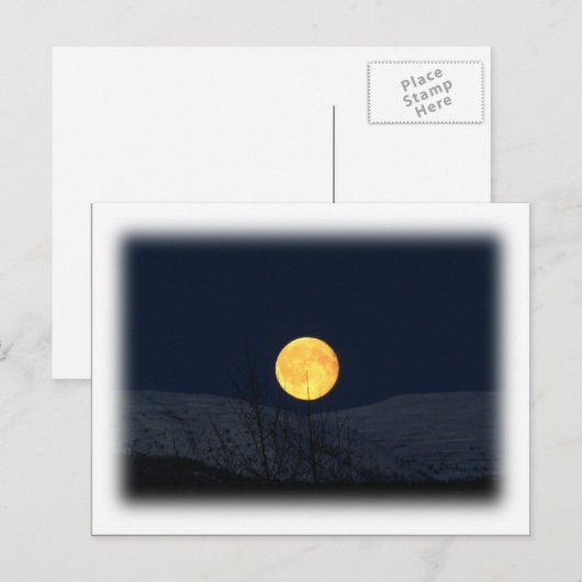 Mountain Moon Briefkaart (Voorkant / Achterkant)